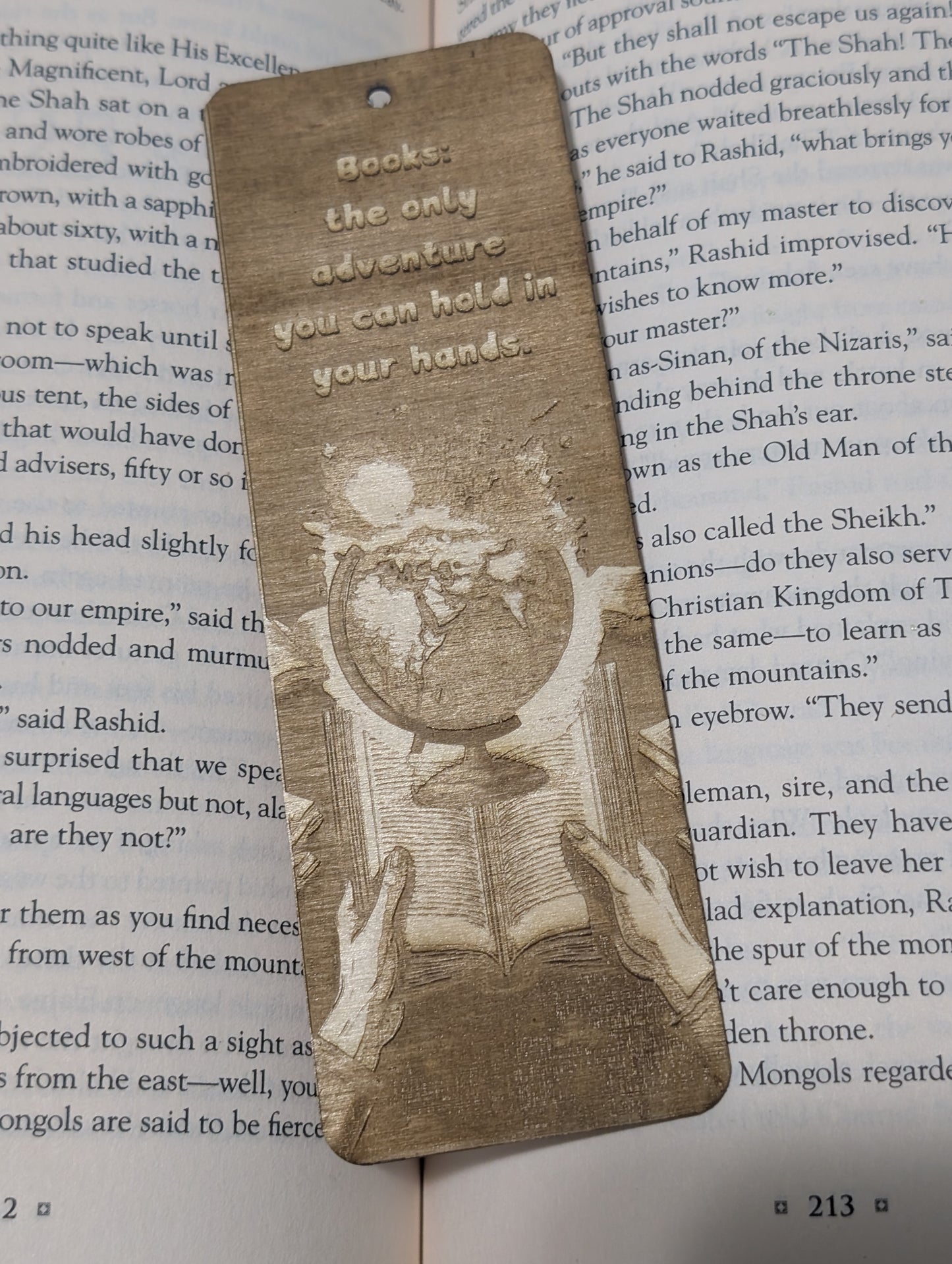 Custom Engraved Bookmark