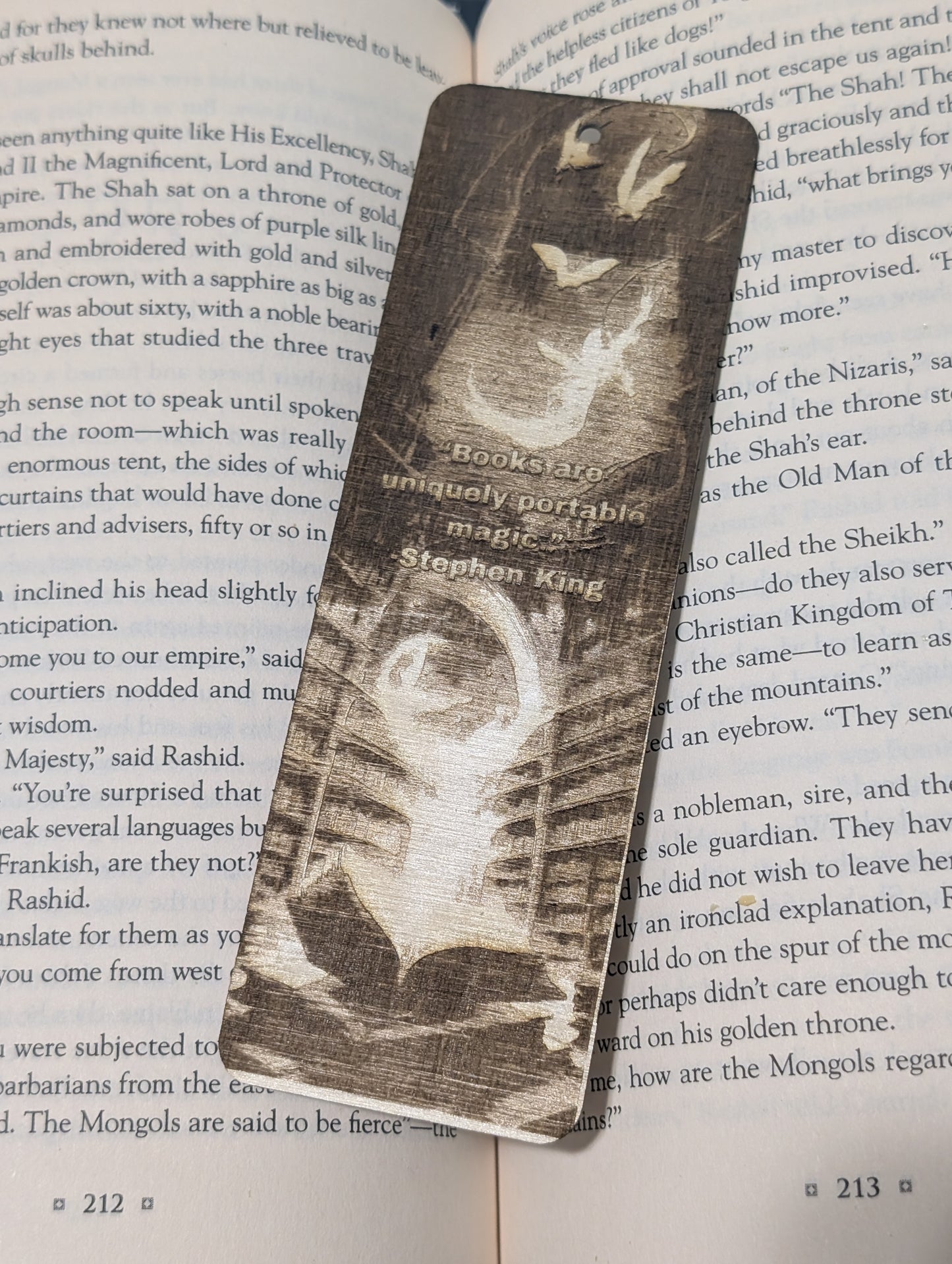 Custom Engraved Bookmark