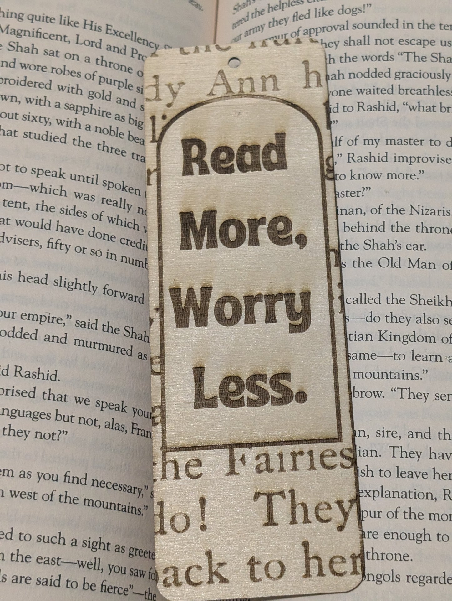 Custom Engraved Bookmark